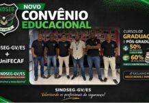 SINDSEG-GV/ES firma convênio com a UniFECAF e garante descontos de até 60% para associados sindseg-convenio
